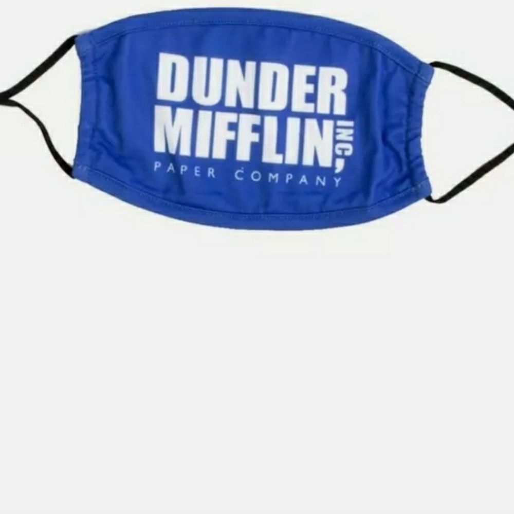 The Office 2 Fashion Face Mask 1printed 1 black